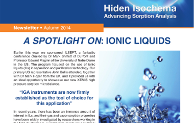 Hiden Isochema Newsletter Autumn 2014