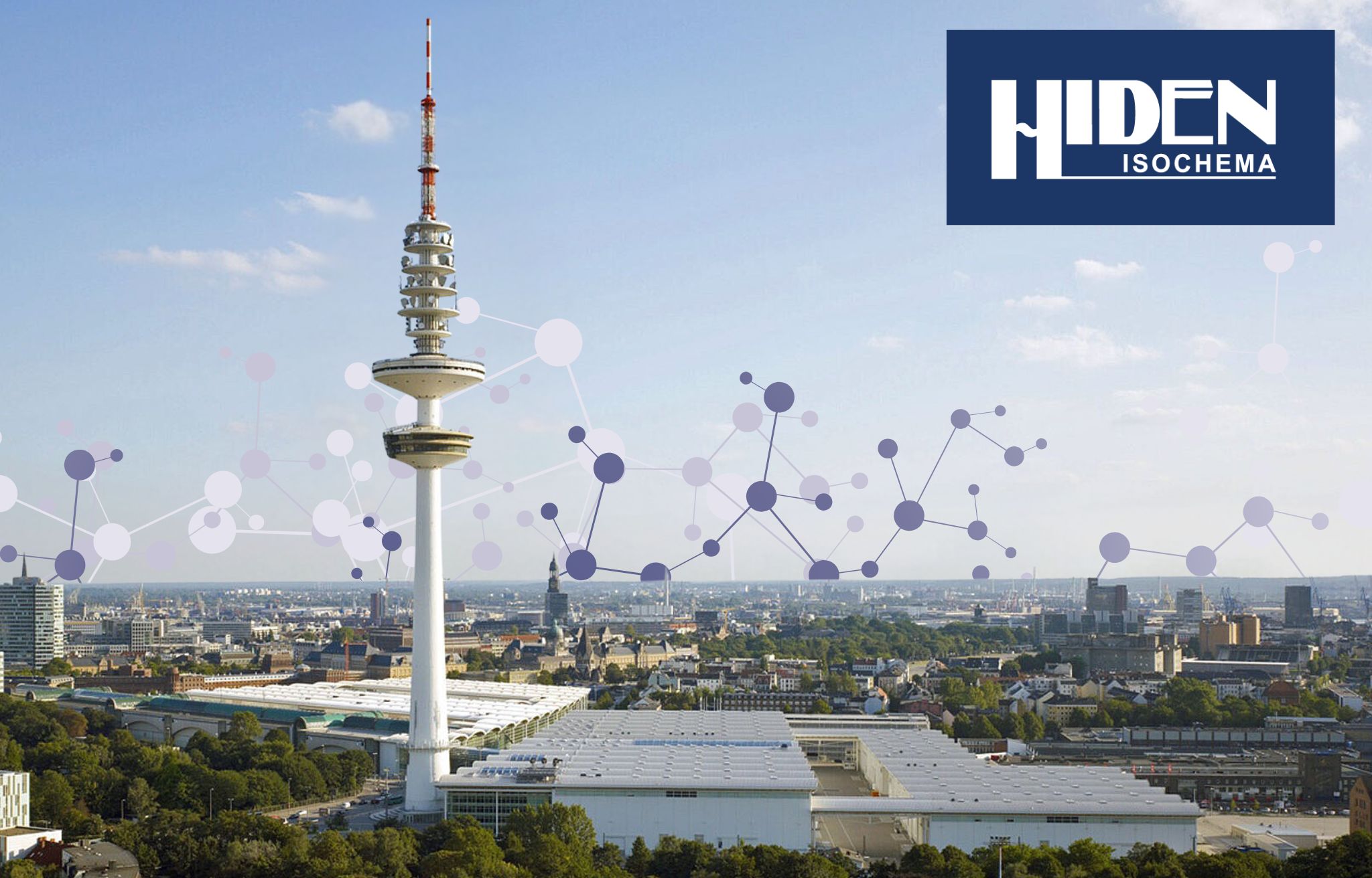Hamburg Messe Tower ariel photograph